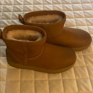 Tan UGG Arctic Grip Ankle Boots